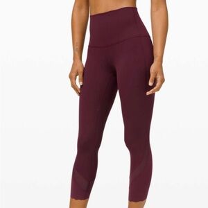 Lululemon Wunder Under High-Rise Crop 23" *Updated Scallop Full-On Luxtreme
